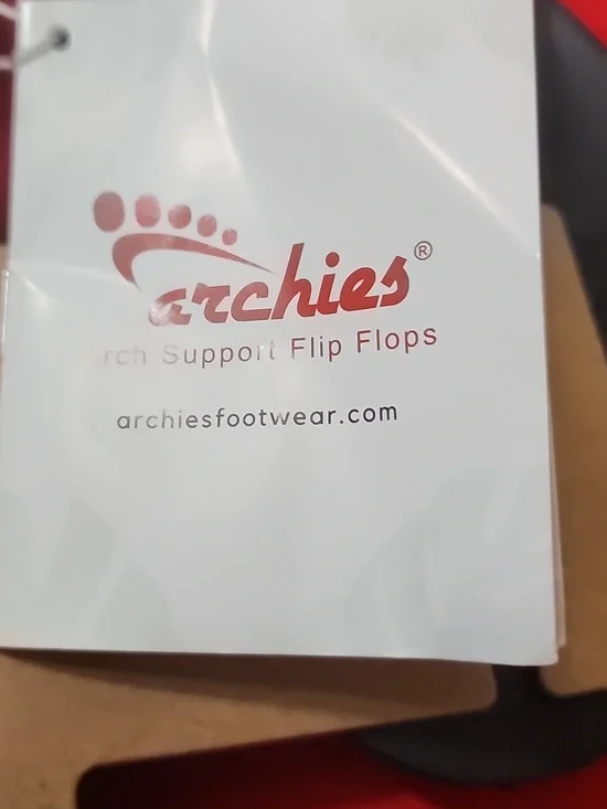 Archies Unisex Support Flip Flops - Picture 7 of 7